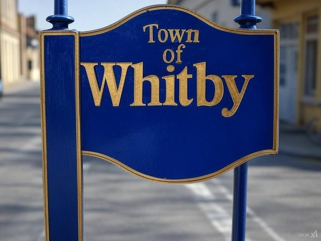 Port Perry Welcome Sign